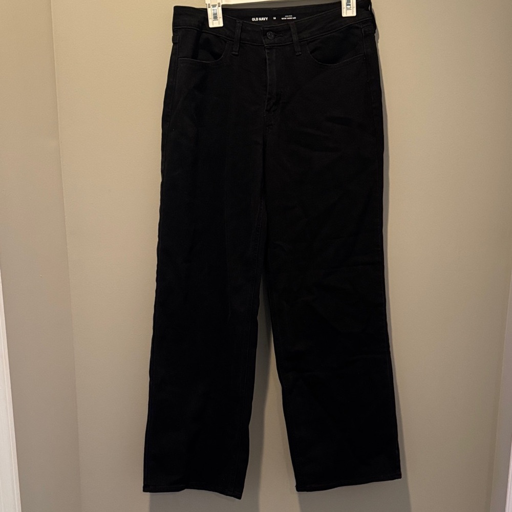 Old Navy Women's Black Flare Jeans